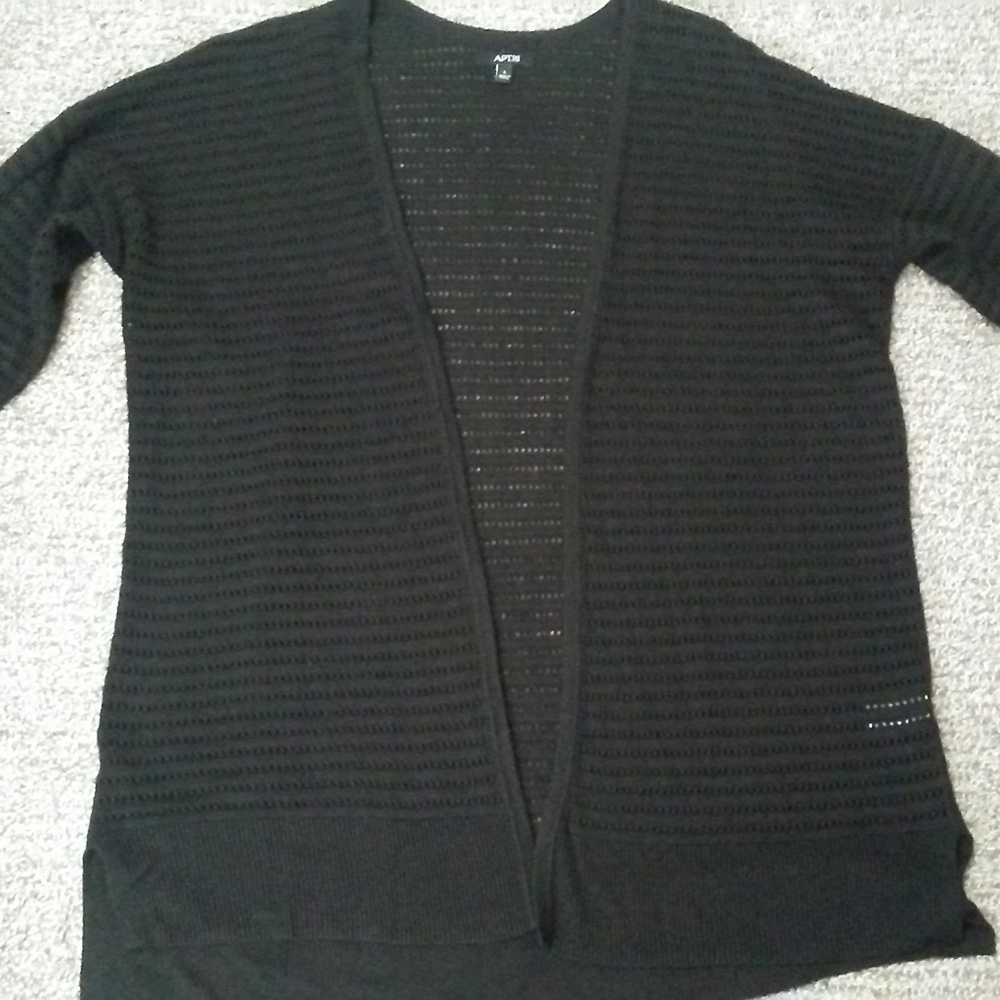 Final Price - Apt 9 Black Cardigan Size L